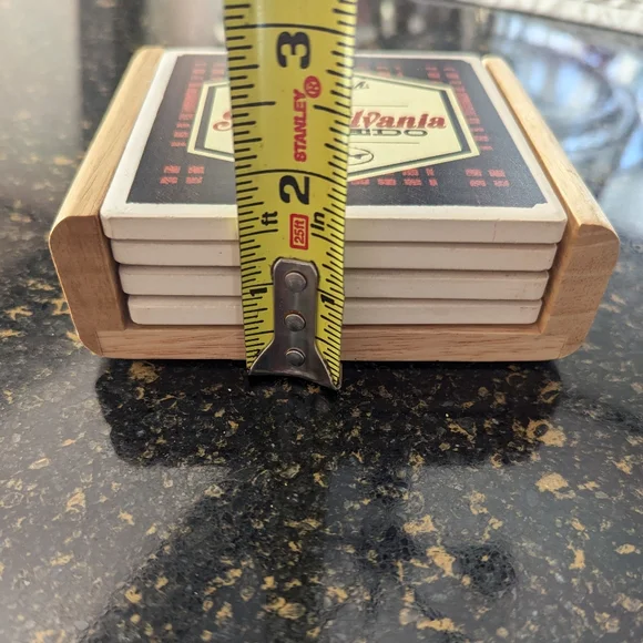 Woolrich Collab limited Edition Pennsylvania Tuxedo Coaster Set - Picture 5 of 8